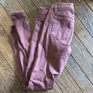 Skinny leg, joes jeans, size 27. Purple.